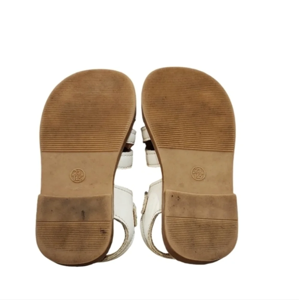 Toddler Girls Floral Summer Sandals Little Kids Rubber‎ Sole PU Leather Outdoors